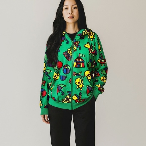 ⭐️ Rare SUGARMAN Circus Carnival print Streetwear jacket Hong Kong Size 2 - Picture 2 of 16